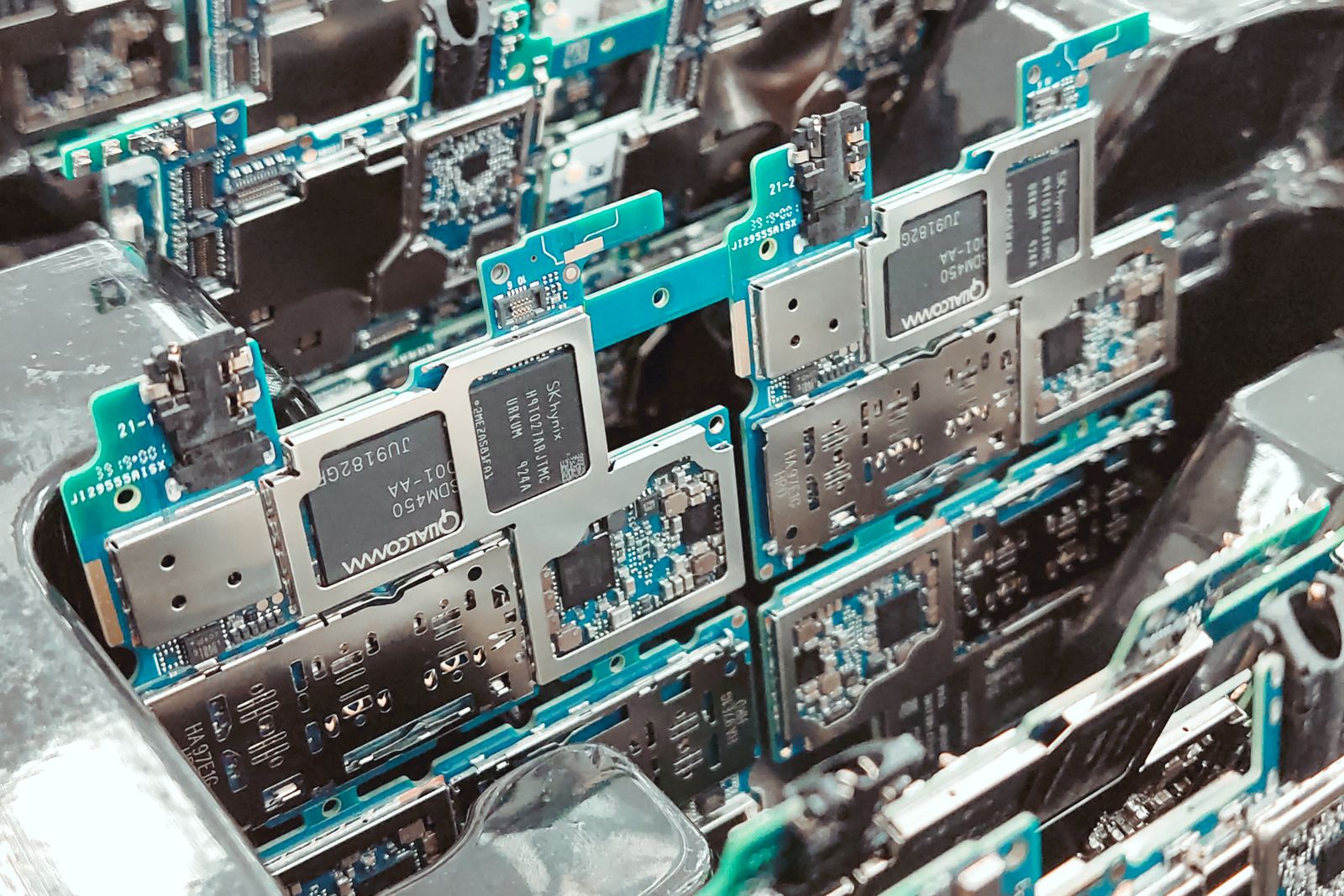 Elektronikindustrie – Leiterplatten in der Fertigung
